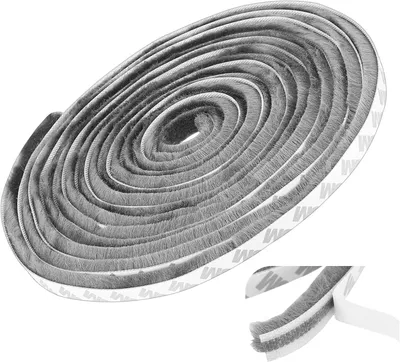 Produktbild von Dichtungsprofil 9 mm x 9 mm, 10 Meter, grau, für Türen und Fenster