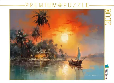 Produktbild von CALVENDO Puzzle Im Abendrot | 2000 Teile Lege-Größe 90x67cm Foto-Puzzle für glückliche Stunden