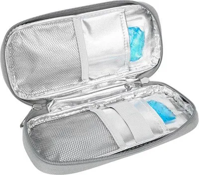Produktbild von Famanu Insulin-Kühltasche mit Kühlakkus - sicher für Medikamente