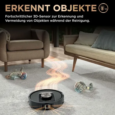 Produktbild von Shark PowerDetect NeverTouch Pro RV2800ZEEU Saugroboter mit Basisstation