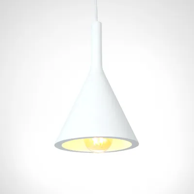 Produktbild von Pendelleuchte, E27, Lampe Für Wohnzimmer Esszimmer Küche, Höhenverstellbar Farbe Gips-Weiß
