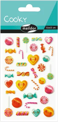 Image de Set d'autocollants Maildor 3D Fêtes et occasions