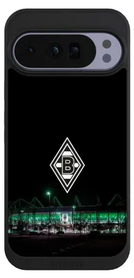 Produktbild von NIVOCASE Handyhülle für Google Pixel 10 Pro XL Hülle NIVOpure Case Schwarz Borussia Mönchengladbach Offizielles Lizenzprodukt Stadion