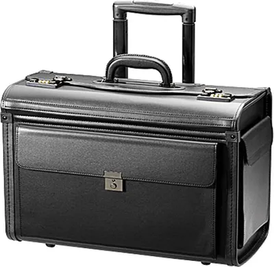 Produktbild von Pilotentrolley Aktentrolley Aktenkoffer Pilotenkoffer Trolley 48 cm Bowatex