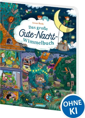 Produktbild von Das große Gute-Nacht-Wimmelbuch
