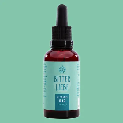 Produktbild von BitterLiebe Vitamin B12 Tropfen - 3x 50 ml
