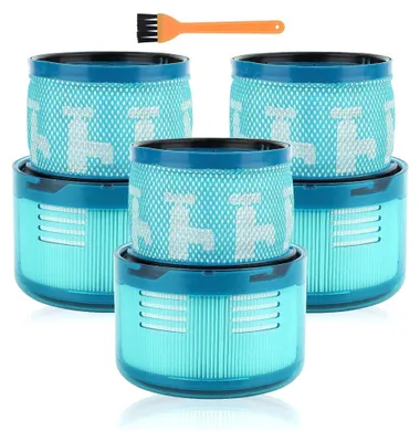 Produktbild von (3 Stück) Ersatzfilter kompatibel mit Dyson Gen5 Detect, Gen5 Detect Absolute SV23, Gen5 Outsize, Gen5 Outsize Absolute SV24 Gen5 Detect Fluffy Akku-Staubsauger, 3 Stück Filter für Gen5