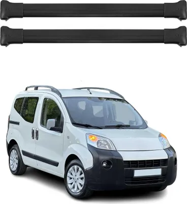 Immagine prodotto di Barre trasversali da tetto per Citroën Nemo 2008-2016 in alluminio nero