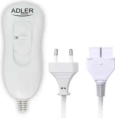 Produktbild von Adler AD 7426 elektrická prikrývka Elektrický ohrievač postele 60 W Šedý fleece, Polyester