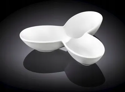 Image de Service de table Wilmax 13 cm en porcelaine, blanc WL-992599/A