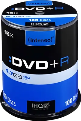 Image de DVD+R Intenso 4,7GB 100pcs Cake Box 16x