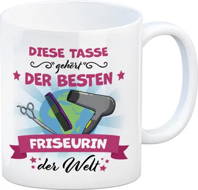 Produktbild von Beste Friseurin der Welt Kaffeebecher
