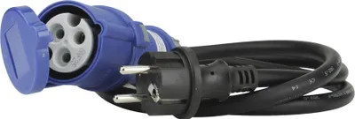 Immagine prodotto di Adattatore CEE per roulotte 16 A, H07RN-F3G2,5, 1,5 m, blu