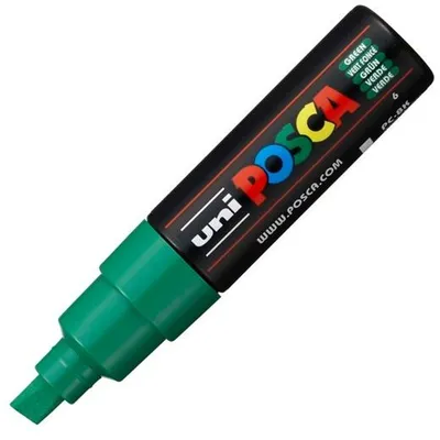 Image de Stylo feutre POSCA PC-8K vert (6 pièces)