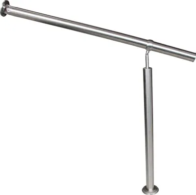 Obrázek produktu pro LARS360 150cm nerezové zábradlí Vstupní zábradlí Zábradlí schodiště Nerezové zábradlí na stěnu Podpora stěny Schodiště pro interiéry Venkovní schody Balkonové zábradlí