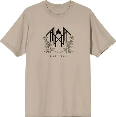 Produktbild von Sleep Token T-Shirt Herren Floral Logo sand Band-Merch, Bands 100% Baumwolle 4XL