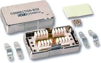 Immagine prodotto di Scatola di giunzione per cavi Cat6, schermati Scatola di giunzione per cavi Cat6, schermati