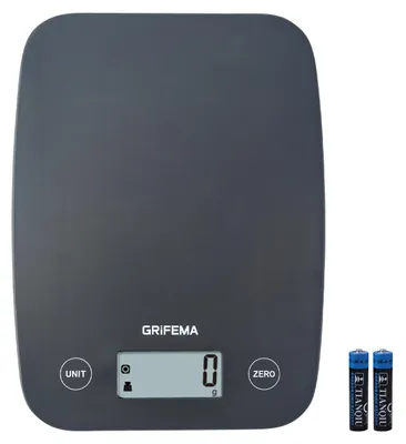 Keukenweegschaal, LCD, 5 kg/1 g, multifunktional, inkl. 2 AAA-Batterien