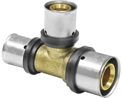 Immagine prodotto di Pipetec Press T-piece double-sided ridotto 20 x 2 mm - 20 x 2 mm - 16 x 2 mm : 20 x 2 - 20 x 2 - 16 x 2 mm Dimensioni: 20 x 2 - 20 x 2 - 16 x 2 mm