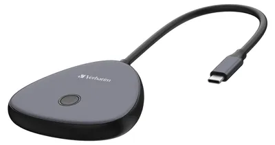 Produktbild von Verbatim Share My Screen USB-C Wireless Displ. Ad. 4K/Hub 32147