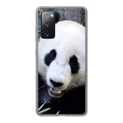Produktbild von MuchoWow® Handyhülle Schutzhülle Hülle für Samsung Galaxy S20 FE Panda - Tier - Blätter Silikon Softcase Handy Hülle - Abdeckung