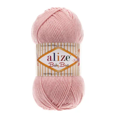 Produktbild von 100g Strickgarn ALIZE Baby Best uni Babywolle Wolle Antipilling, freie Farbwahl