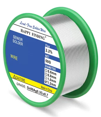 Produktbild von Bleifreies Lötmittel mit Harzkern (Sn99 Ag0,3 Cu0,7/1,2 mm, 50 g)