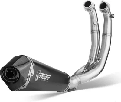 Obrázok produktu pre MIVV Delta Race kompletný čierny oceľový výfuk pre APRILIA RS 660