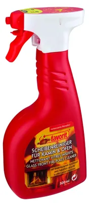 Obrázek produktu pro Favorit Scheibenreiniger für Kamin- und Ofenscheiben Inhalt 500 ml auslaufsicher