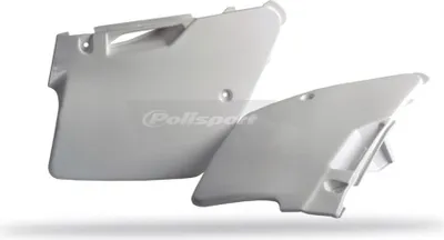Produktbild von SP 1086312001 POLISPORT Seitenverkleidungen  passend fuer KAWASAKI KX 125 Weiss