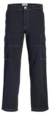 Produktbild von JACK & JONES Jpstkarl Contrast Stitch Cargo – Größe 33W / 34L, Schwarz
