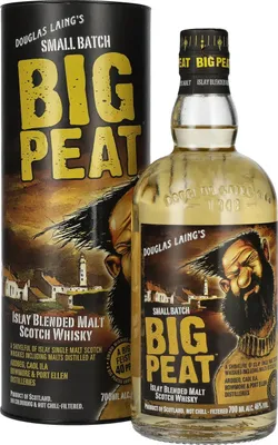 Produktbild von Douglas Laing BIG PEAT Small Batch Islay Blended Malt 46% Vol. 0,7l in Geschenkbox