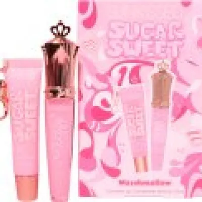 Imagen del producto de Set de regalo "Sunkissed Sugar Sweet": bálsamo labial nutritivo de 16 ml + brillo labial de 8 ml