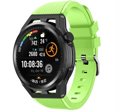 Produktbild von Strap-it Huawei Watch GT Schnallenarmband Silikon (Hellgrün)