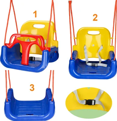 Produktbild von Wolketon Babyschaukel Kinderschaukel Gartenschaukel Babysitz Outdoor Baby Schaukelsitz