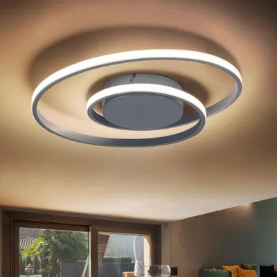 Produktbild von LED Deckenleuchte, Ring Design, dimmbar, 39 cm