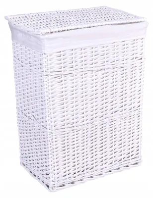 Produktbild von Gockowiak Weidenkorb Weiß 114 L Kapazität