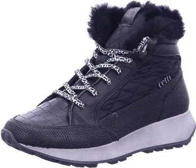 Immagine prodotto di Cetti Cetti donna C1229SRA Porto Sweet stivale invernale in pelle e tessuto nero 251-00-01865