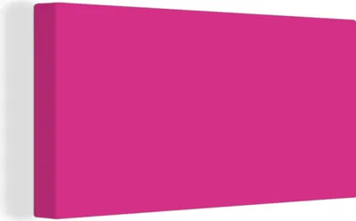Produktbild von MuchoWow® - Leinwandbilder - Fuchsia - Neon - Farben, Wandbild, Wanddeko Bilder Wohnzimmer, 40x20cm