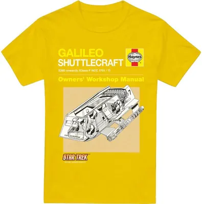 Image de Star Trek - T-shirt "navette" pour homme TV13702 (L) (Jaune)