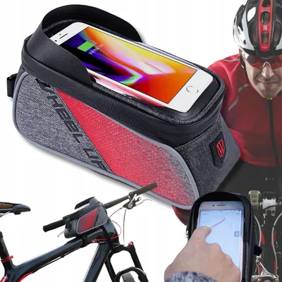 Produktbild von Wheel-Up Elegant Fahrrad Rahmentasche mit Handyhalterung, wasserdicht