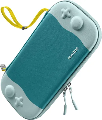 Image de Housse pour Nintendo Switch 2 Etui, protection intégrale Housse de transport pour console Switch et jeux, Tomtoc Slim FancyCase G05, Seasalt