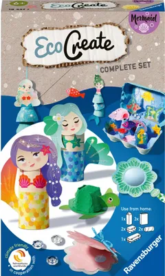 Produktbild von Ravensburger EcoCreate 18447 - Sparkle with the Mermaids