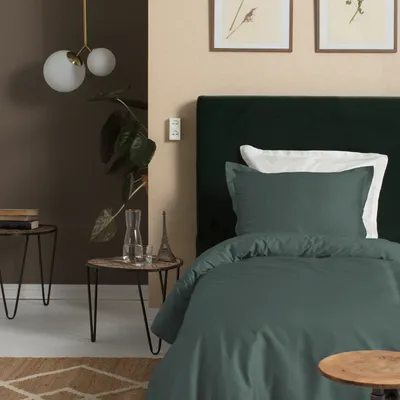 Produktbild von Cinderella Bettbezug Sundays - Baumwollsatin - 140x200/220 cm - Green