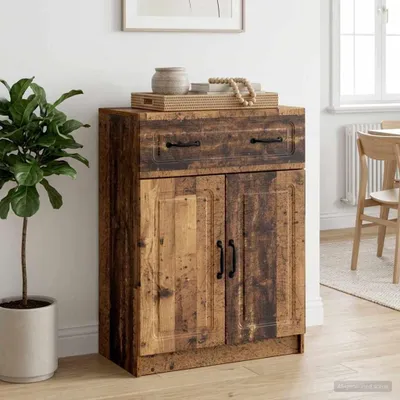Image de Buffet vidaXL en bois recyclé 66 x 34,5 x 87 cm, aggloméré