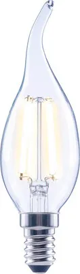 Produktbild von FLAIR LED Kerzenlampe dimmbar CL35 E14/5,5W(60W) 806 lm 2700 K warmweiß klar Windstoß Kerzenlampe