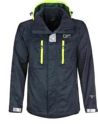 Produktbild von Dry Fashion Herren Regenjacke Segeljacke Baltic - Allwetterjacke Outdoorjacke Jacke Sailing Wasserdicht Winddicht Atmungsaktiv in Blau Größe XS