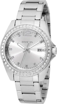 Obrázok produktu pre Invicta Angel 49846 Dámske hodinky - Quartz strojček - Nehrdzavejúca oceľ so strieborným ciferníkom - 38 mm