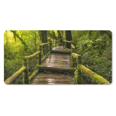 Produktbild von MuchoWow® Mauspad Mousepad Schöner Regenwald und Dschungel 60x30 cm - Mousepads - Maus Mat - Pad - Mausunterlage - Nachhaltig