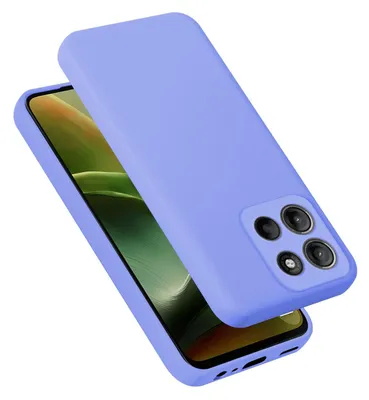 Image de Cadorabo Housse pour Motorola Moto G15 Housse en silicone Housse en silicone liquide pour téléphone portable, Housse de protection résistante aux rayures et aux chocs pour Motorola Moto G15